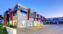 Commercial building facility with many businesses